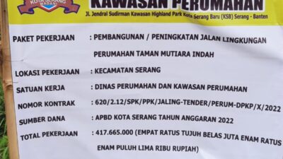 Diduga Asal Jadi, Pengecoran Jalan Perumahan TMI Raup Kecurigaan