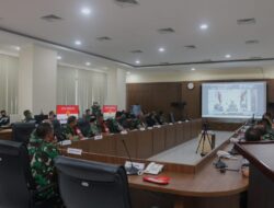 Pangkogabwilhan I Ikuti Latihan Posko Kogabwilhan I TA 2022 via Vicon