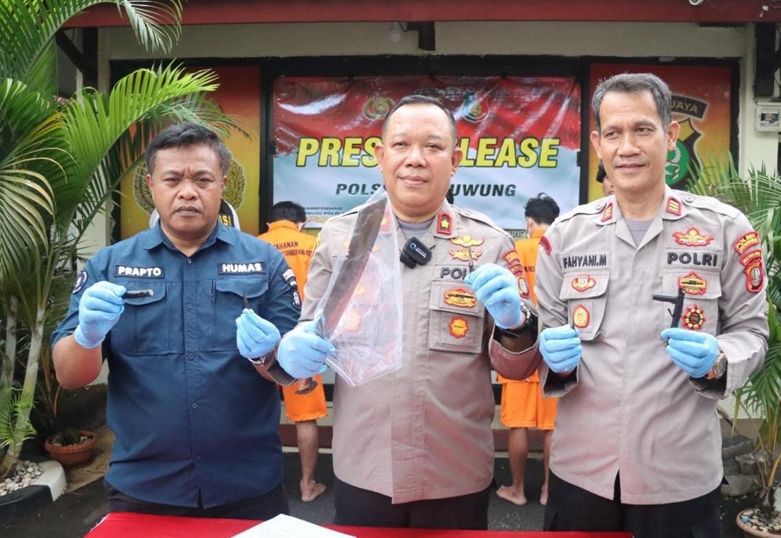 Enam Pencurian Motor di Jatiuwung, Dua Polisi Cedera Saat Penangkapan