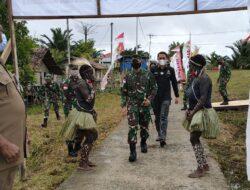 Pangdam XVII Cenderawasih Kunjungi Distrik Kawagit untuk Kunjungan Kerja