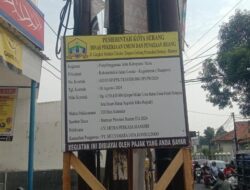 DPUPR Kota Serang Diam Serius Soal Mangkraknya Proyek Lontar-Keganteran