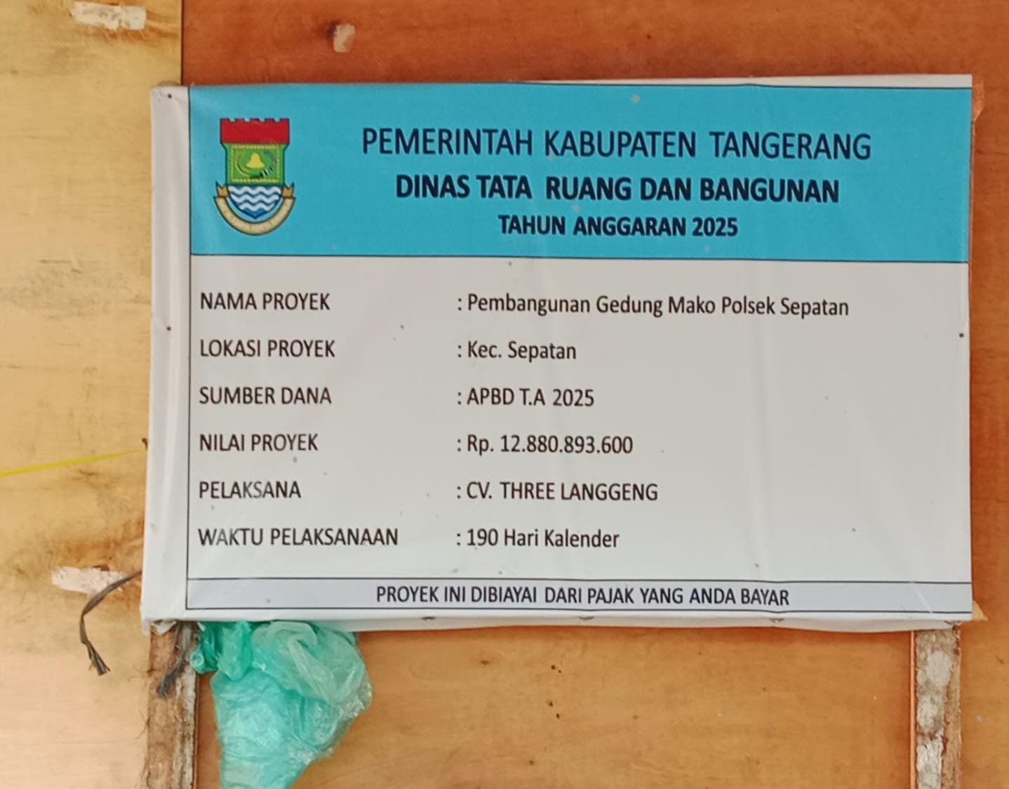 Diduga Jual Beli Proyek Rental Nama, Pelaksana Abai K3