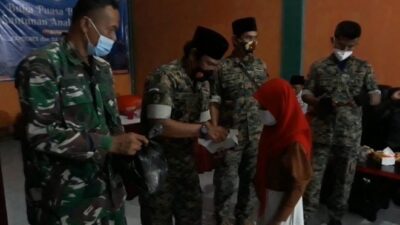 PPPKRI Sat-BN Mada II Cilegon Santuni Puluhan Anak Yatim Menjelang Lebaran