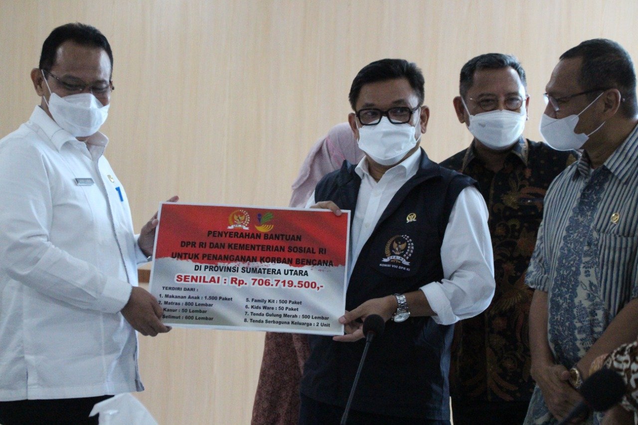 Komisi VIII DPR RI dan Kemensos Kunker Penanggulangan Bencana di Sumut