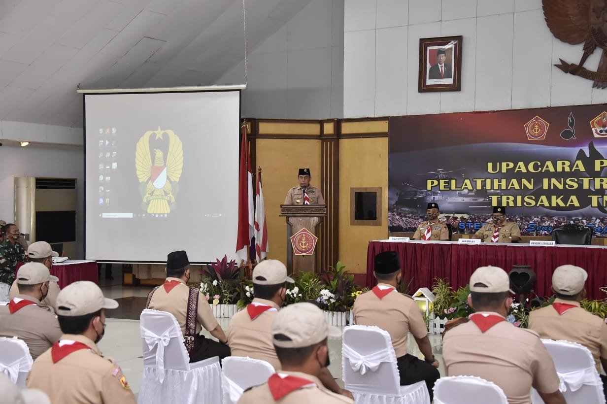 Panglima TNI Aster Buka Pelatihan Instruktur Pramuka Trisaka 2020