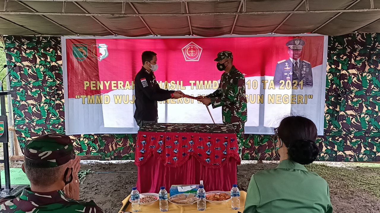 Pangdam XVII Cenderawasih Tutup TMMD Kodim Boven Digoel