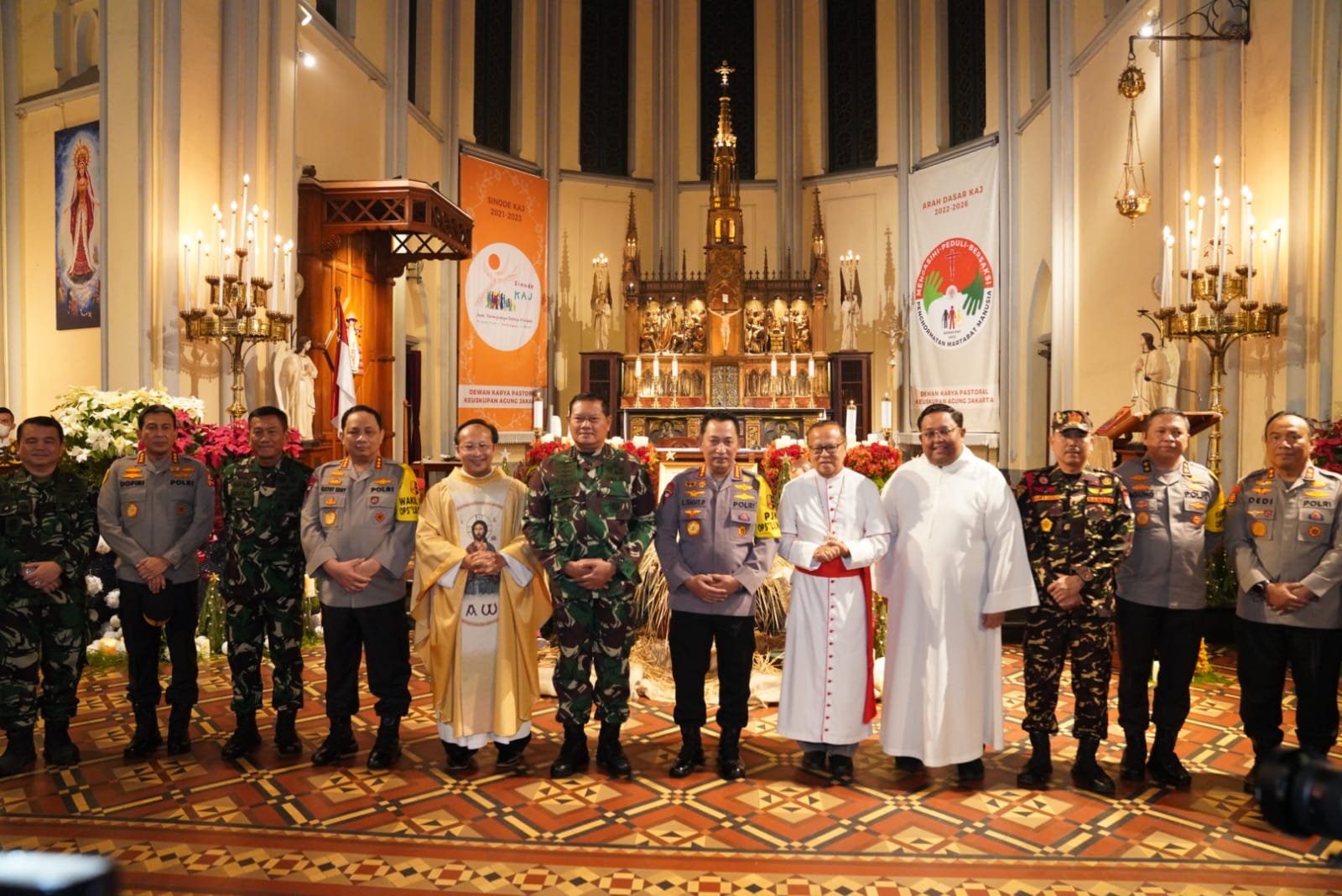 Panglima TNI Tinjau Pengamanan Misa Natal 2022