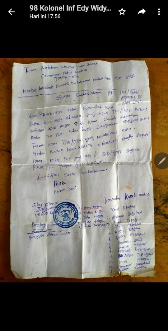 Tiga Anggota KKSB Dilumpuhkan Saat Mencoba Rampas Senjata TNI-Polri