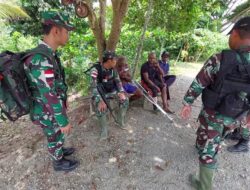 Yonif 126/KC Perkuat Kemanunggalan TNI-Rakyat Lewat Komsos