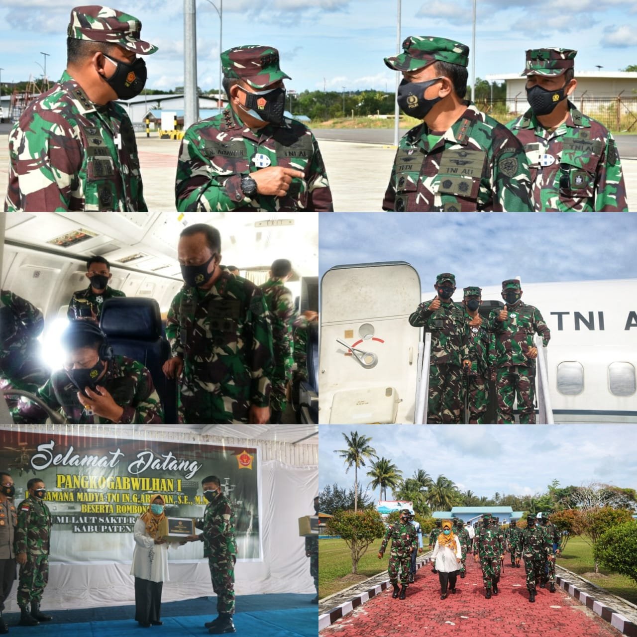 Pangkogabwilhan I Pantau Operasi Patroli Udara di Perairan Utara Natuna