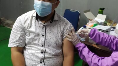 Puluhan Anggota PWI Lebak Ikuti Vaksinasi