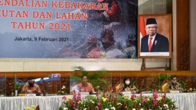 Rakor Menteri Antisipasi Kebakaran Hutan dan Lahan 2021