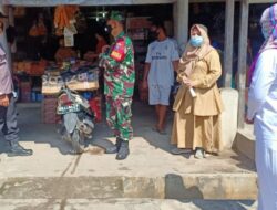 TNI-Polri dan Puskesmas Ingatkan Protokol Kesehatan Secara Kompak