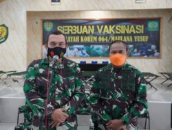Korem 064/MY Gelar Serbuan Vaksinasi Covid-19 Bagi Masyarakat