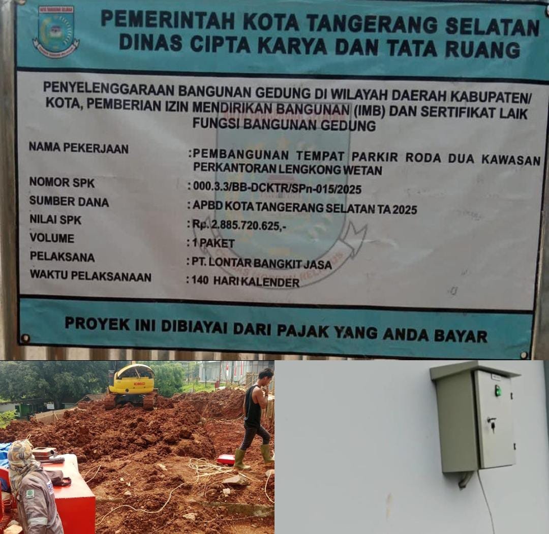 Dinas Cipta Karya Tangsel Klaim Direksi Keet Tak Masuk RAB, LSM KCBI: Tak Masuk Akal