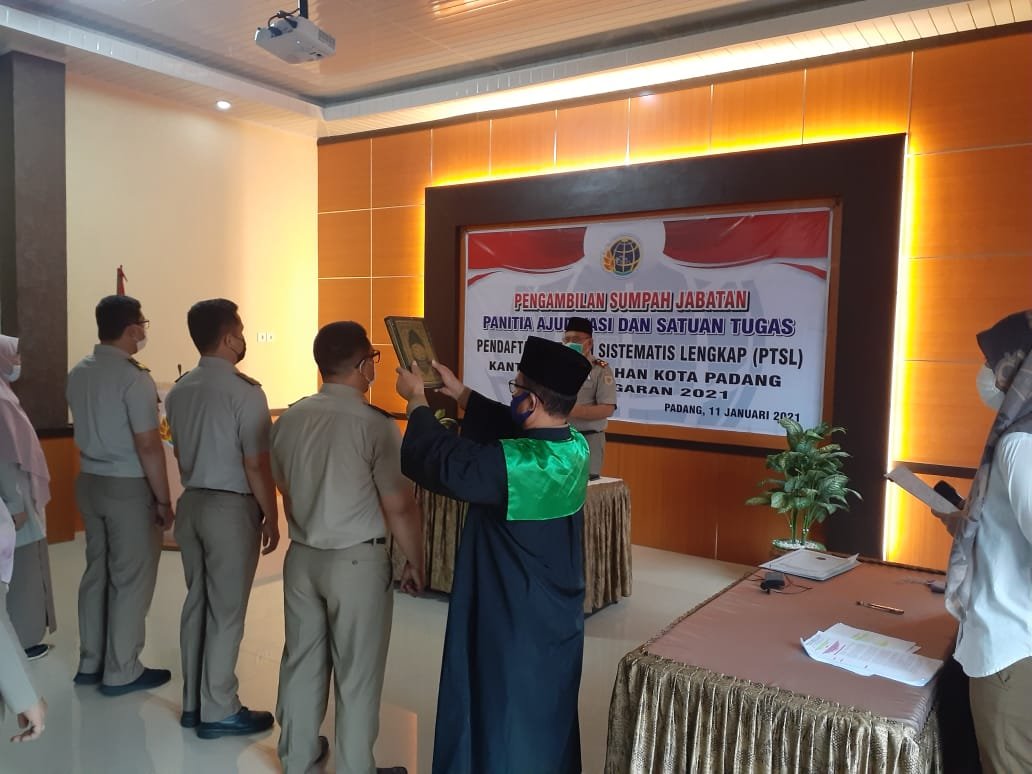 Percepat Program PTSL, BPN Padang Bentuk Satgas Khusus