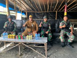 Satgas Yonif Raider 142/KJ Bersinergi dengan RSUD Yalimo dalam Momen Kebersamaan