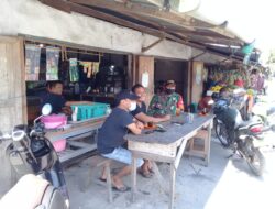 Babinsa Jawai Himbau Warga Tetap Disiplin Jalankan Prokes