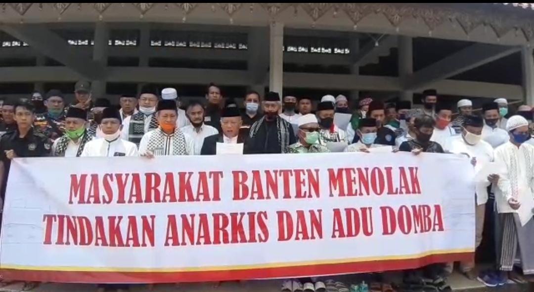 Tokoh Agama Banten Tolak Tindakan Anarkisme Oknum Demo Omnibus Law