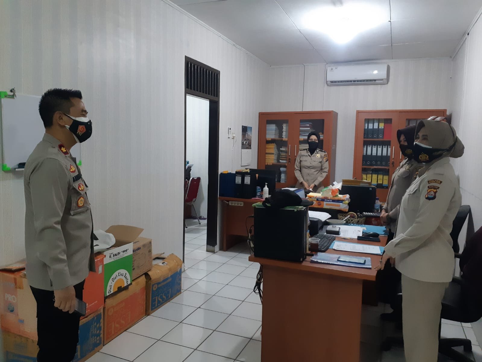 Wakapolres Serang Kota Cek Ruangan untuk Tingkatkan Pelayanan Masyarakat