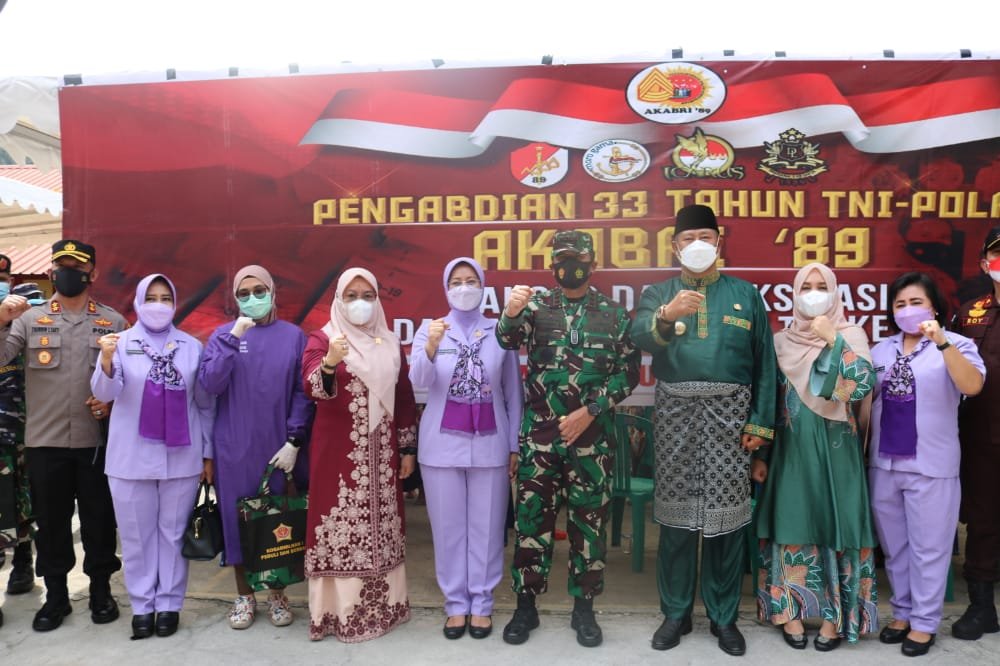 Pangkogabwilhan I Gelar Komsos dan Baksos di Kepulauan Riau