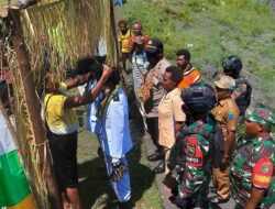 TNI Hadiri Pembentukan Dua Kampung Baru di Mamberamo Raya