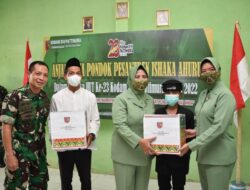HUT Kodam ke-23 Mutiara Pattimura Berbagi Kasih di Panti dan Pesantren