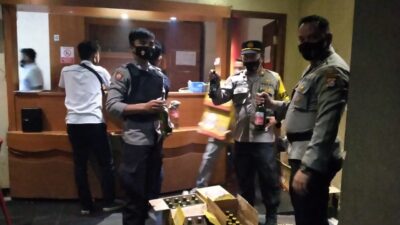 Operasi Cipkon Polres Serang Kota Sita Puluhan Botol Miras