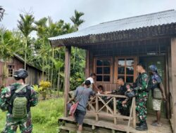 Yonif 126/KC Lakukan Komsos ke Rumah Warga Binaan