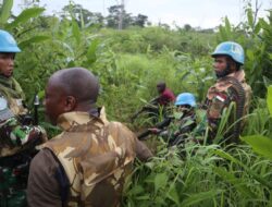 TNI Konga XXXIX-B RDB Selamatkan 4 Warga Sipil dari Perampok Bersenjata di Kongo
