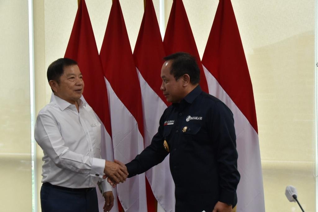 Kepala Bakamla RI Kunjungi Menteri PPN/Kepala Bappenas untuk Kunjungan Kerja