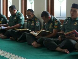 Prajurit Korem 064/MY Baca Al-Qur’an Peringati Nuzulul Qur’an 1443 H/2022