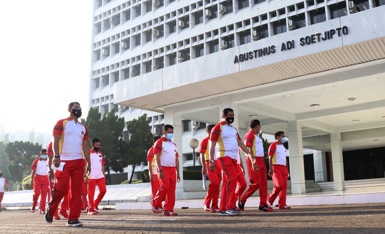Pangkogabwilhan II Ajak Prajurit Olahraga Bersama di Tengah Pandemi Covid-19