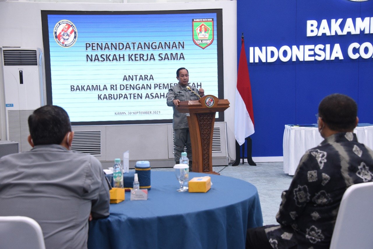 Bakamla RI dan Pemkab Asahan Sepakati Kerja Sama Keamanan Laut