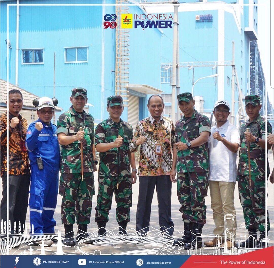 Bhakti Sosial Pengobatan Gratis dan Jalan Sehat HUT TNI ke-74 serta HUT Indonesia Power ke-24