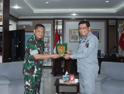 Bakamla RI Zona Timur Kunjungi Pangdam XVI Pattimura Perkuat Sinergitas