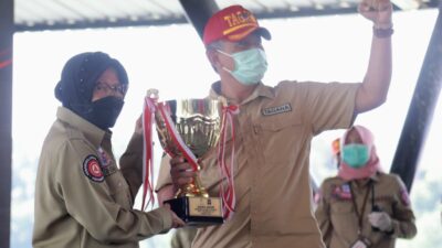 Mensos Risma Apresiasi Peran Taruna Siaga Bencana