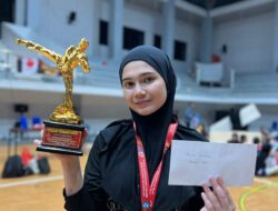 Shavira dari Gegana Juara 1 Kejurnas Pencak Silat Depok Jilid 2