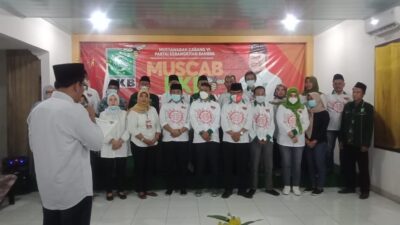 Sanudin Terpilih Ketua Muscab VI PKB Kota Cilegon