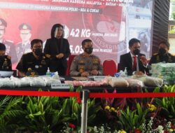 Bareskrim dan Bea Cukai Gagalkan Peredaran 42,3 Kg Sabu serta 85 Ribu Ekstasi