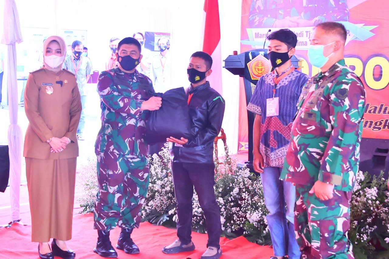 Prajurit TNI Banjiri Desa Sedong Lor Saat Pandemi Covid-19