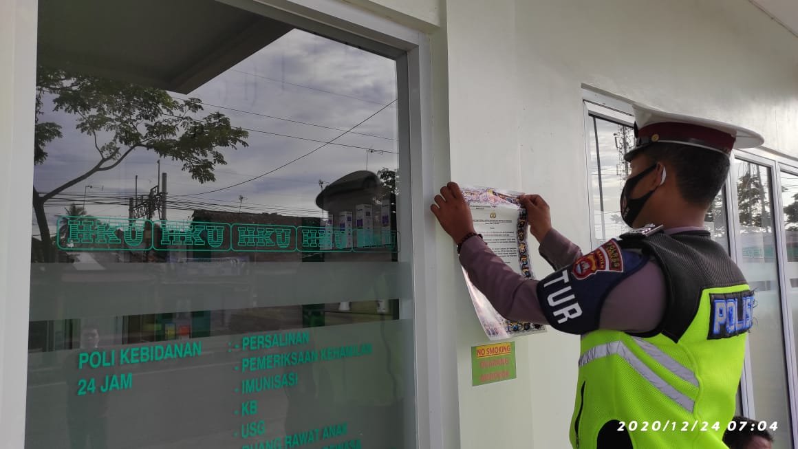 Polres Lebak Sosialisasikan Maklumat Kapolri ke Warga