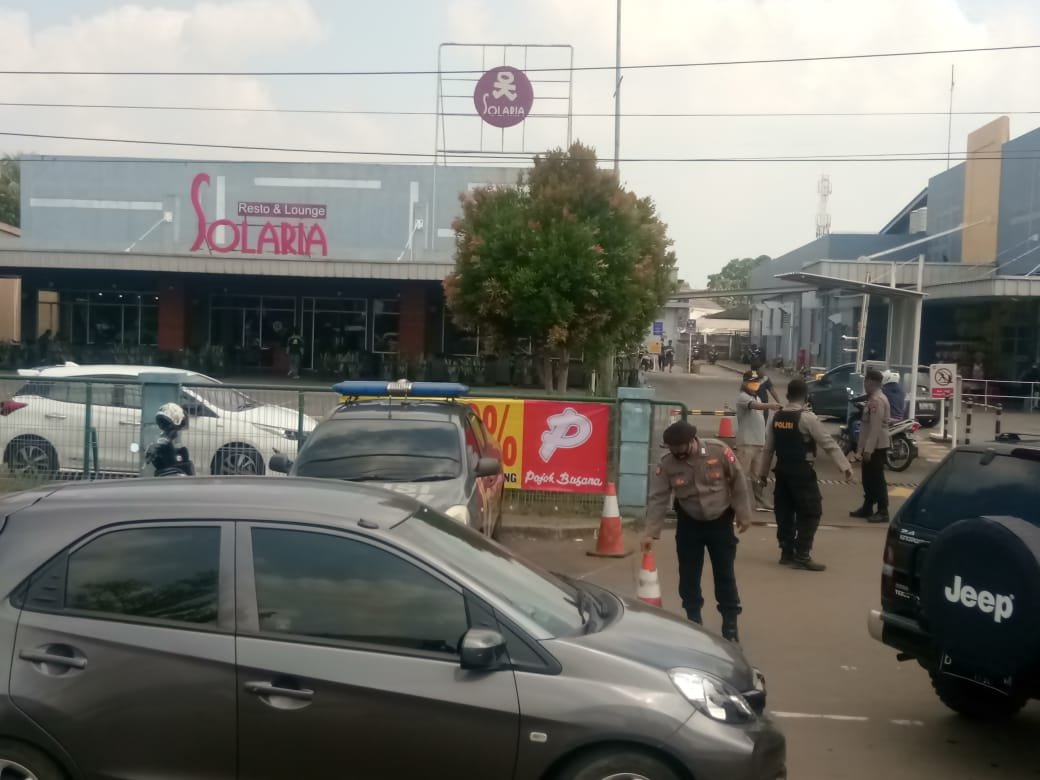 Muspika Serang Pantau Giant Ekstra untuk Cegah Penularan Covid-19