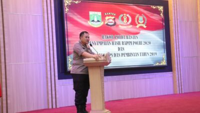 Polda Banten Rakor Kesiapan Pengamanan Jelang Pilkada 2020