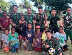 Papua Berprestasi, Satgas Yonif 143/TWEJ Bangkitkan Semangat Olahraga Pemuda