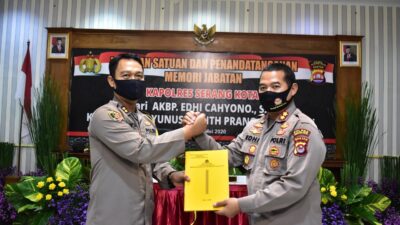 Polres Serang Kota Gelar Sertijab Kapolres