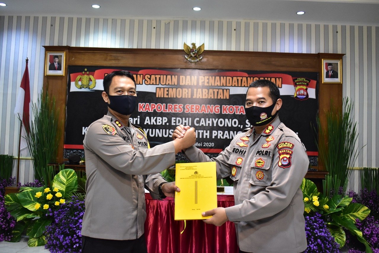Polres Serang Kota Gelar Sertijab Kapolres