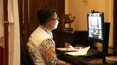 Wagub Banten Laporkan PPKM Mikro ke Menko Perekonomian, Fokus di Tangerang Raya