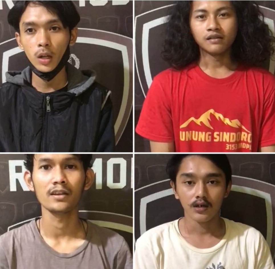Unras Ganggu Ketertiban, 4 Orang Diamankan Polres Serang