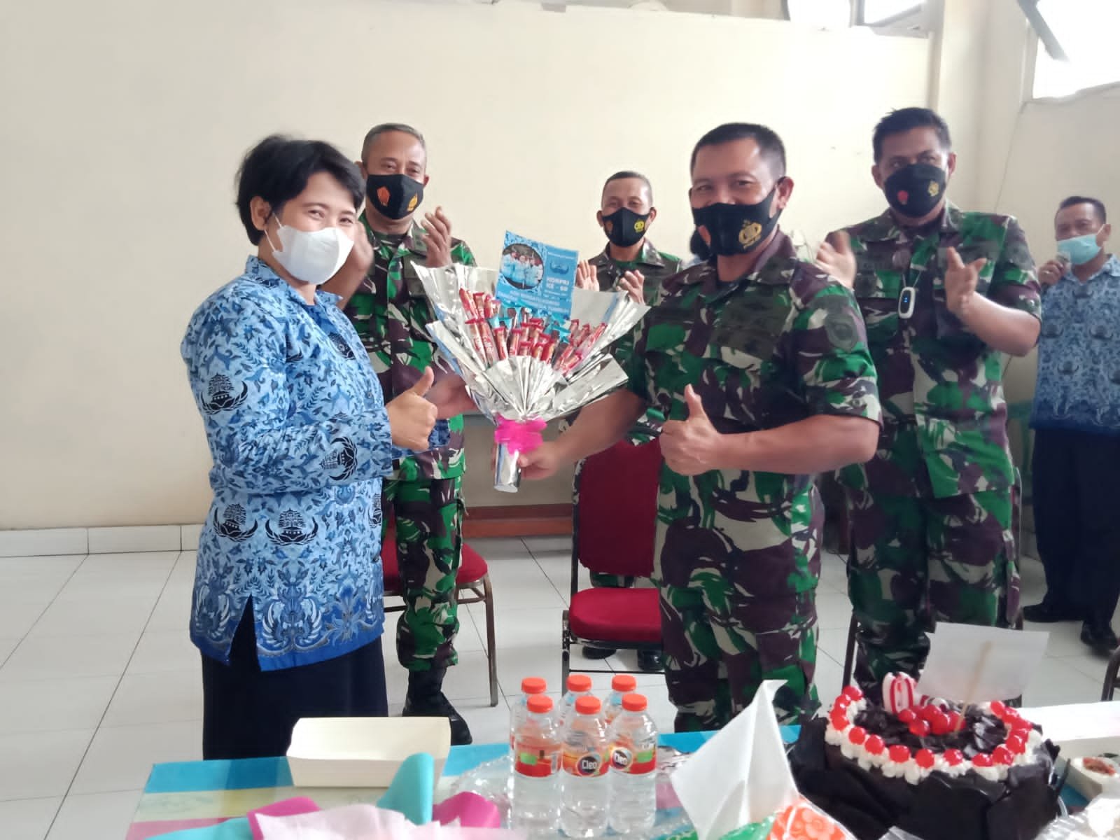 Peringatan HUT ke-50 Korpri, PNS Lanmar Surabaya Terapkan Guyup Rukun